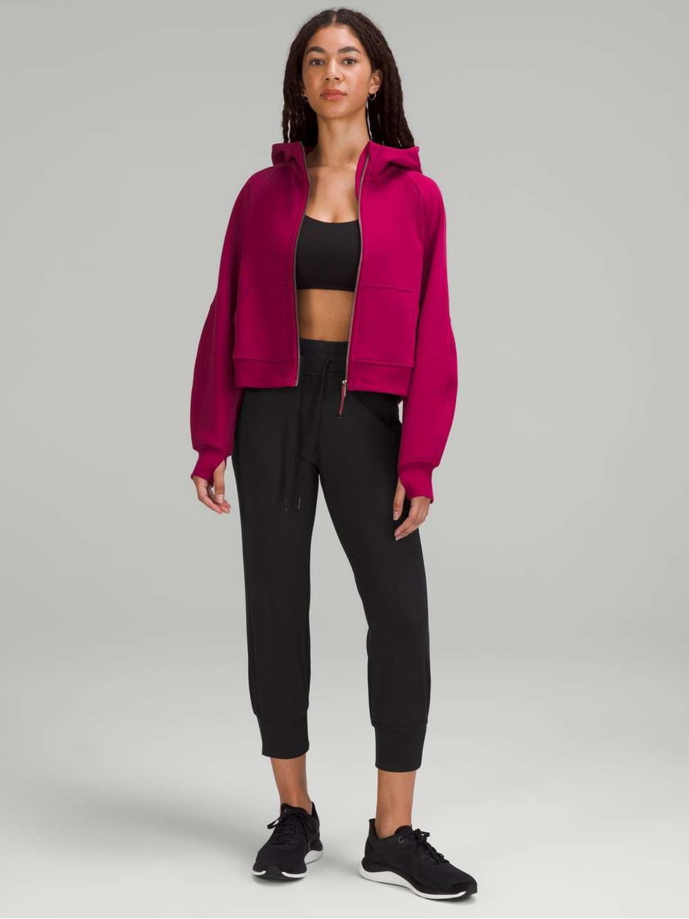 Lululemon Ready to Rulu High-Rise Cropped Jogger in Black Size 4